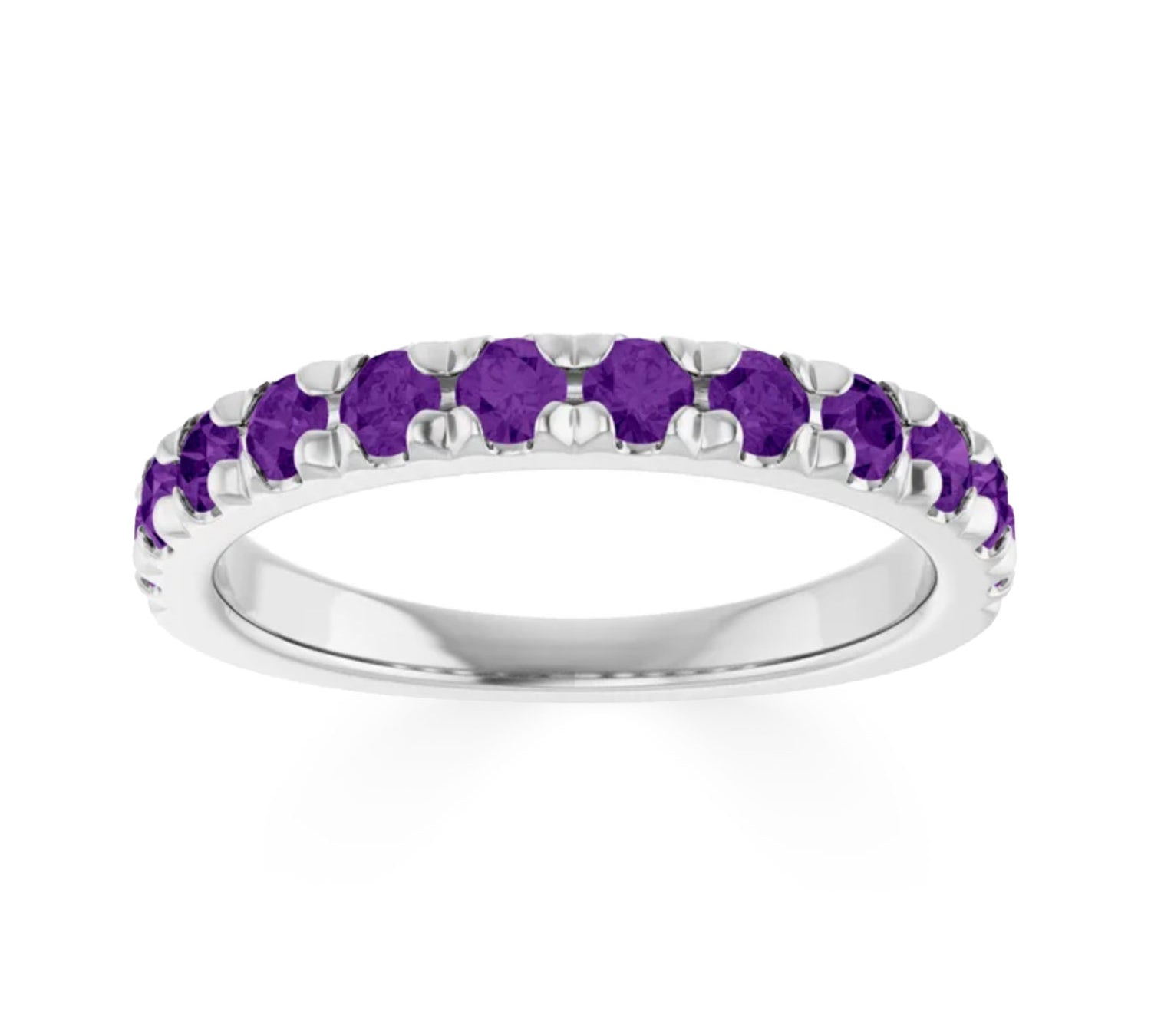 Customizable Gemstone Eternity Band-nunchi