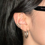 Minhwa Cloud Ear Cuff - Matte Silver Exclusive-nunchi