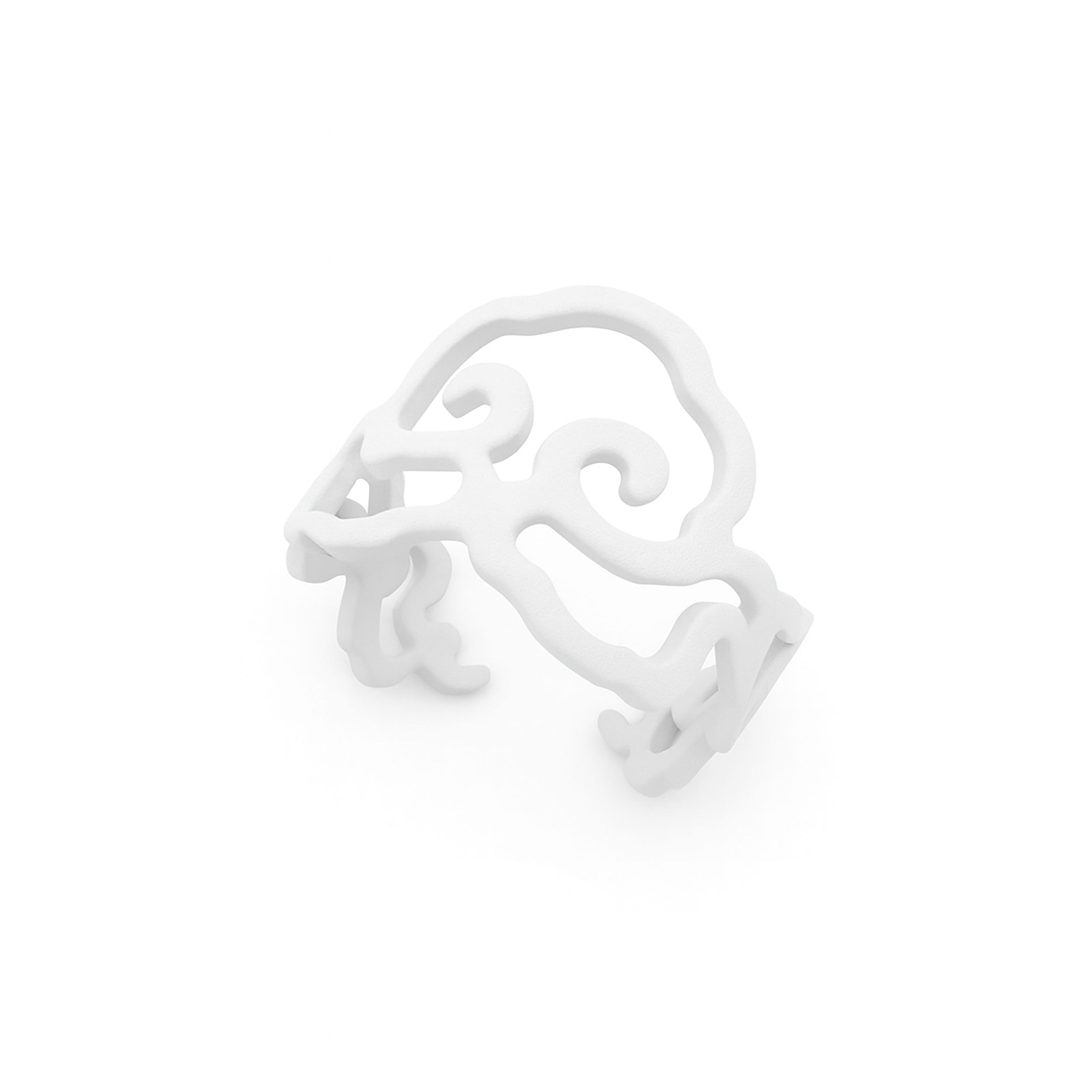 Minhwa Cloud Ear Cuff - Matte Silver Exclusive-nunchi