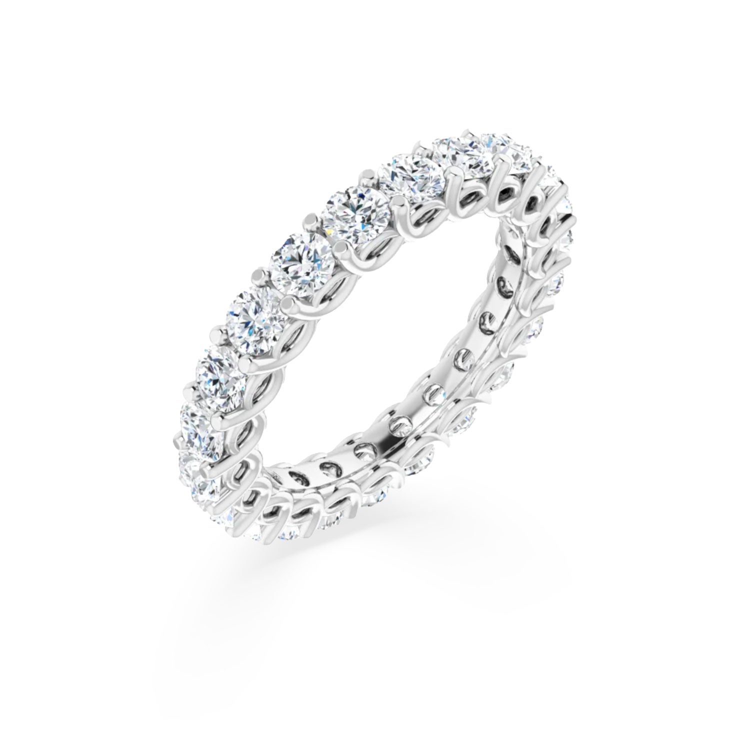 Moissanite Eternity Band-nunchi