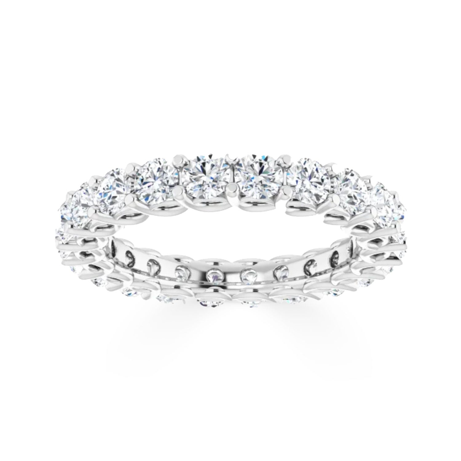 Moissanite Eternity Band-nunchi