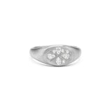 Watermelon Signet Ring - Silver-nunchi