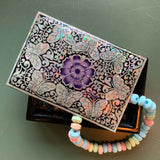 Purple Lotus and Butterflies Jewelry Box-nunchi