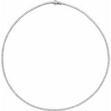 CZ Tennis Necklace-nunchi