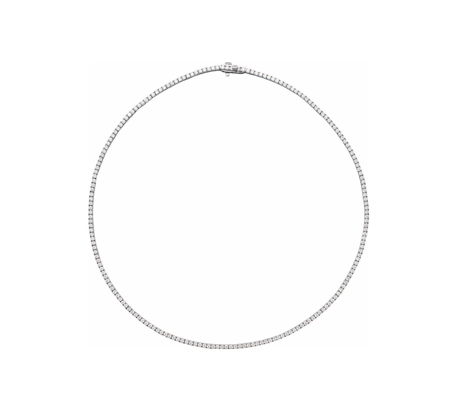 CZ Tennis Necklace-NUNCHI