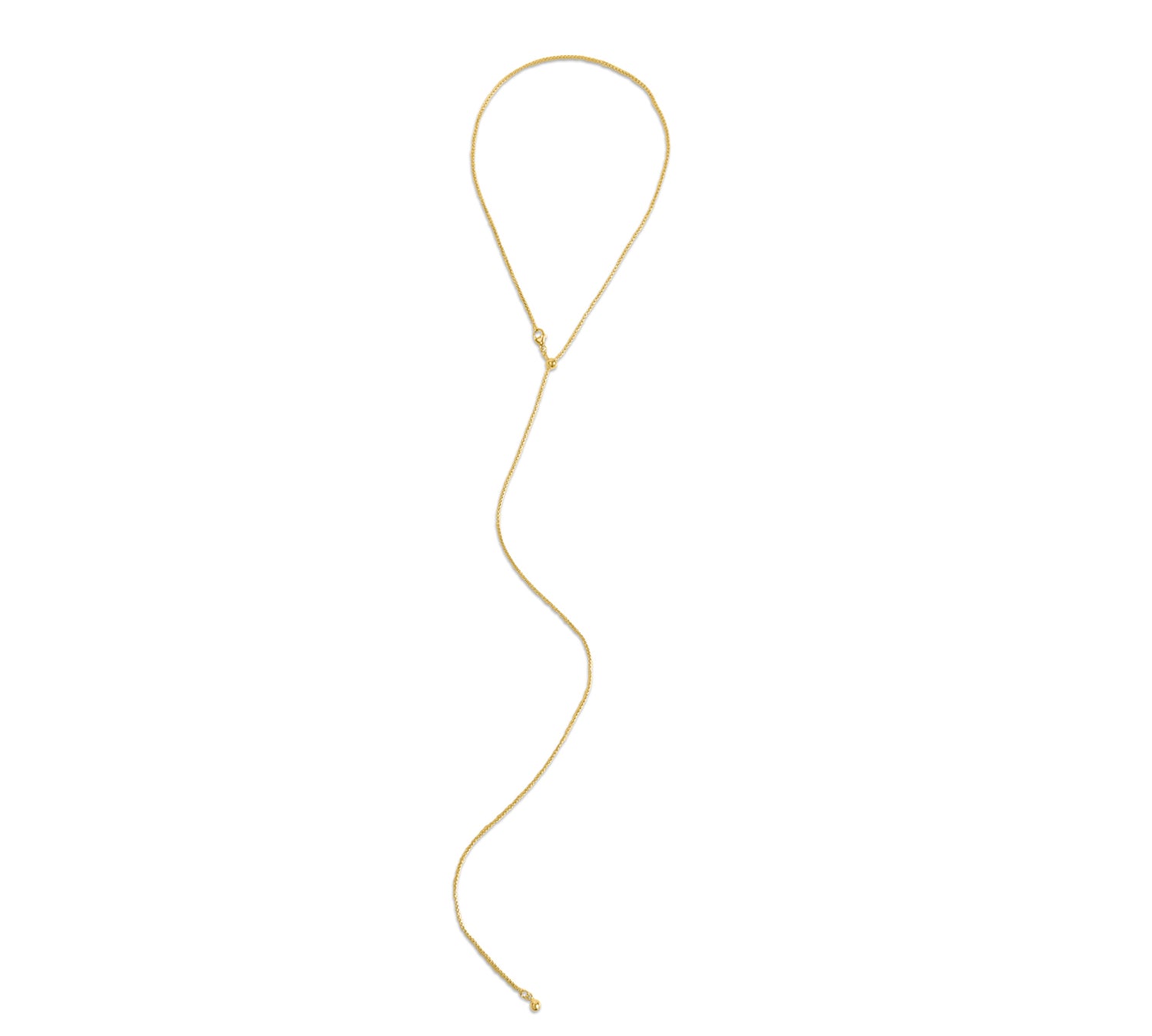 Adjustable 14K Gold-Filled Box Chain Necklace-nunchi