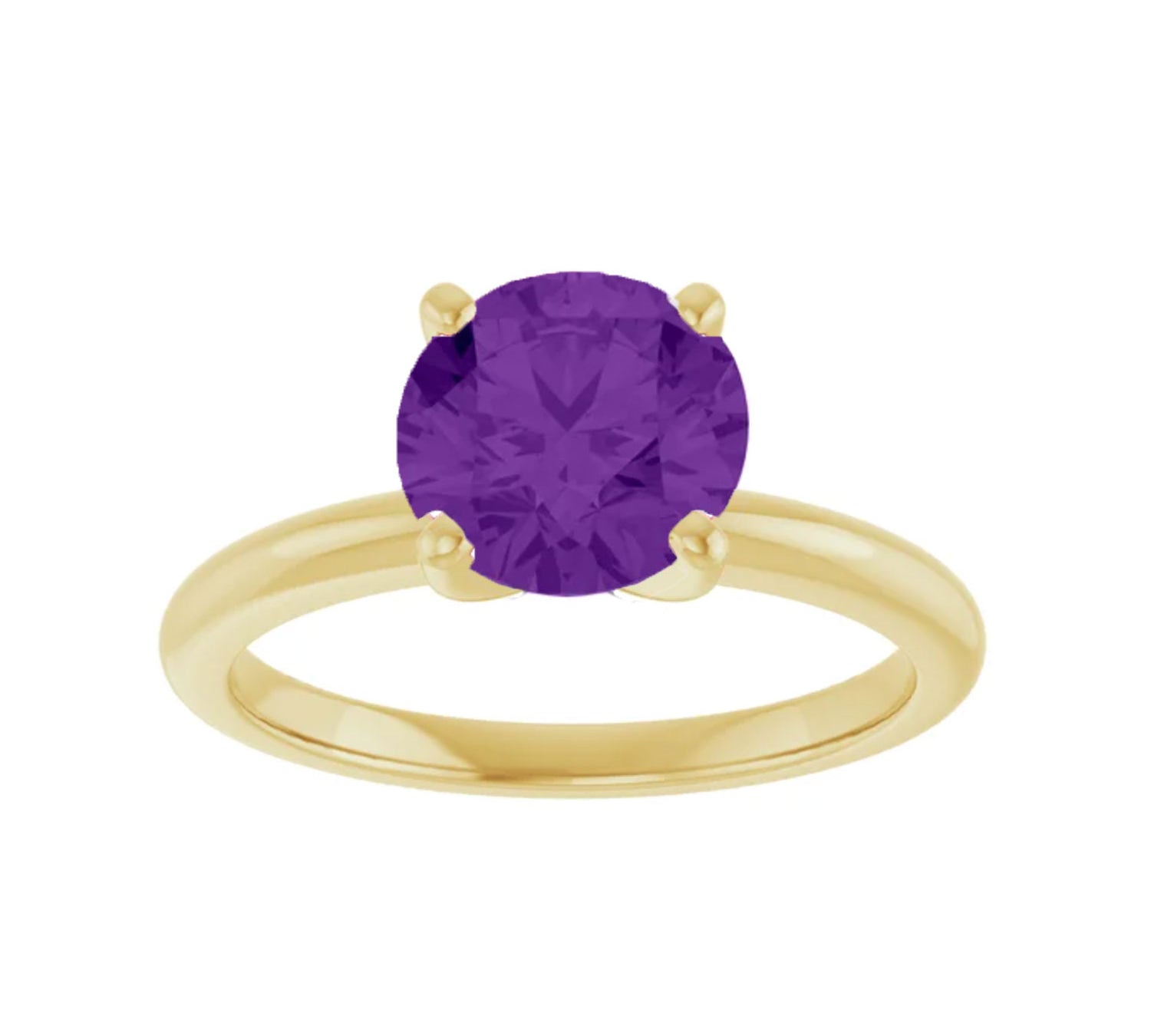 Customizable Round Cocktail Ring - Gold-nunchi