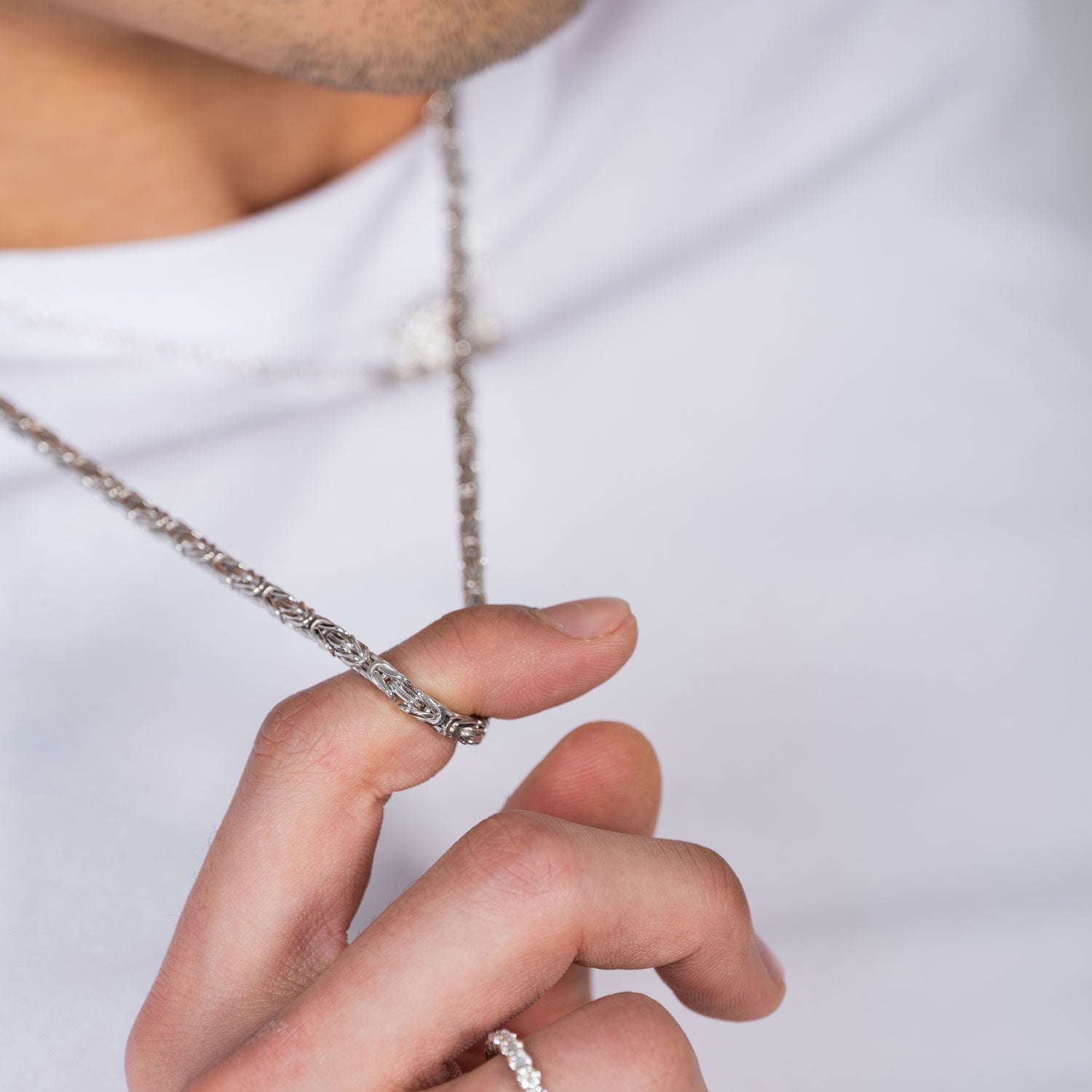 Dragon Scale Byzantine Chain Necklace-nunchi