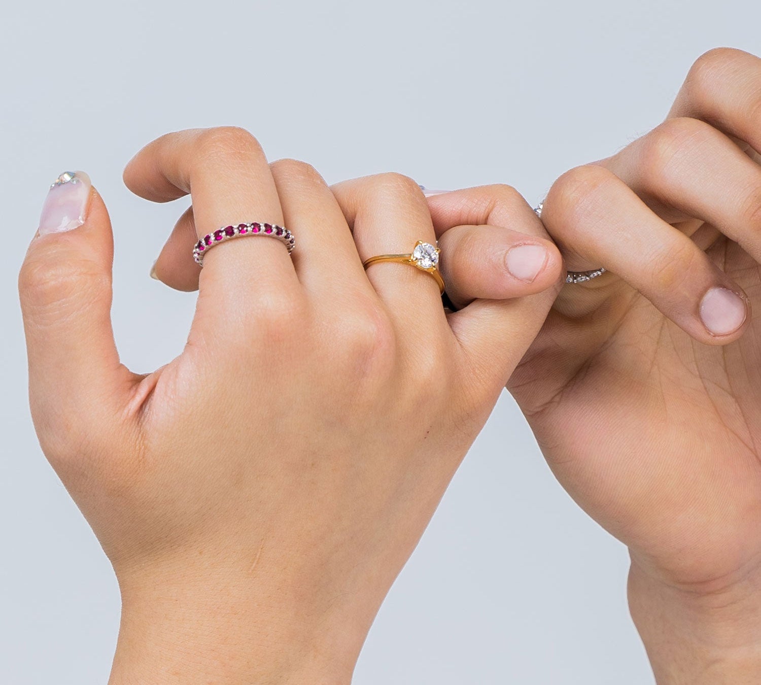 Customizable Gemstone Eternity Band-nunchi