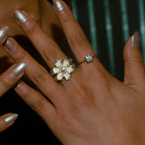 Round Pink Cocktail Ring-nunchi