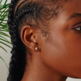 Diamond Stud Piercing Earrings-nunchi