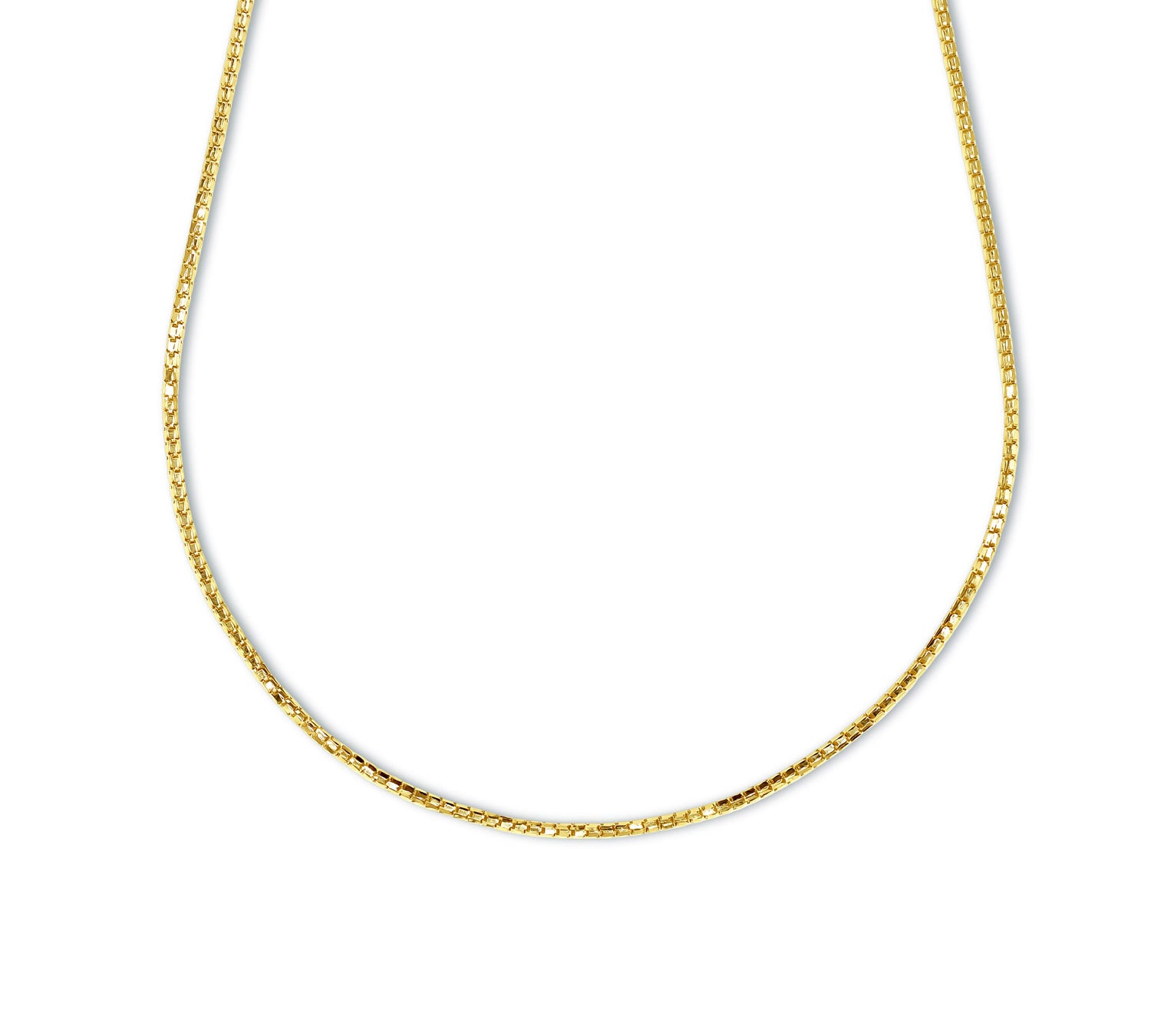 Dainty Diamond Cut Ice Chain Necklace-nunchi
