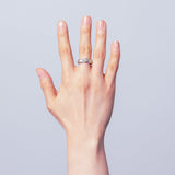 Customizable Domed Asscher Diamond Ring - Gold-nunchi