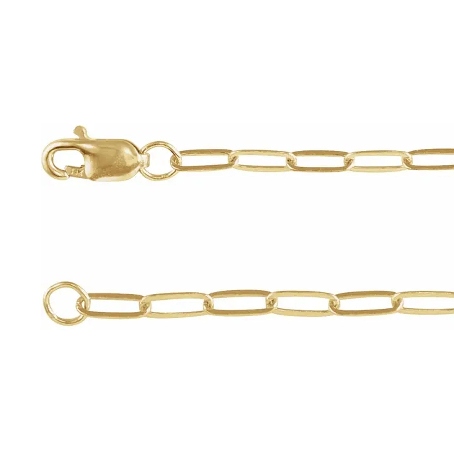 Paperclip Chain Necklace - Gold Filled-nunchi