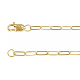 Paperclip Chain Necklace - Gold Filled-nunchi