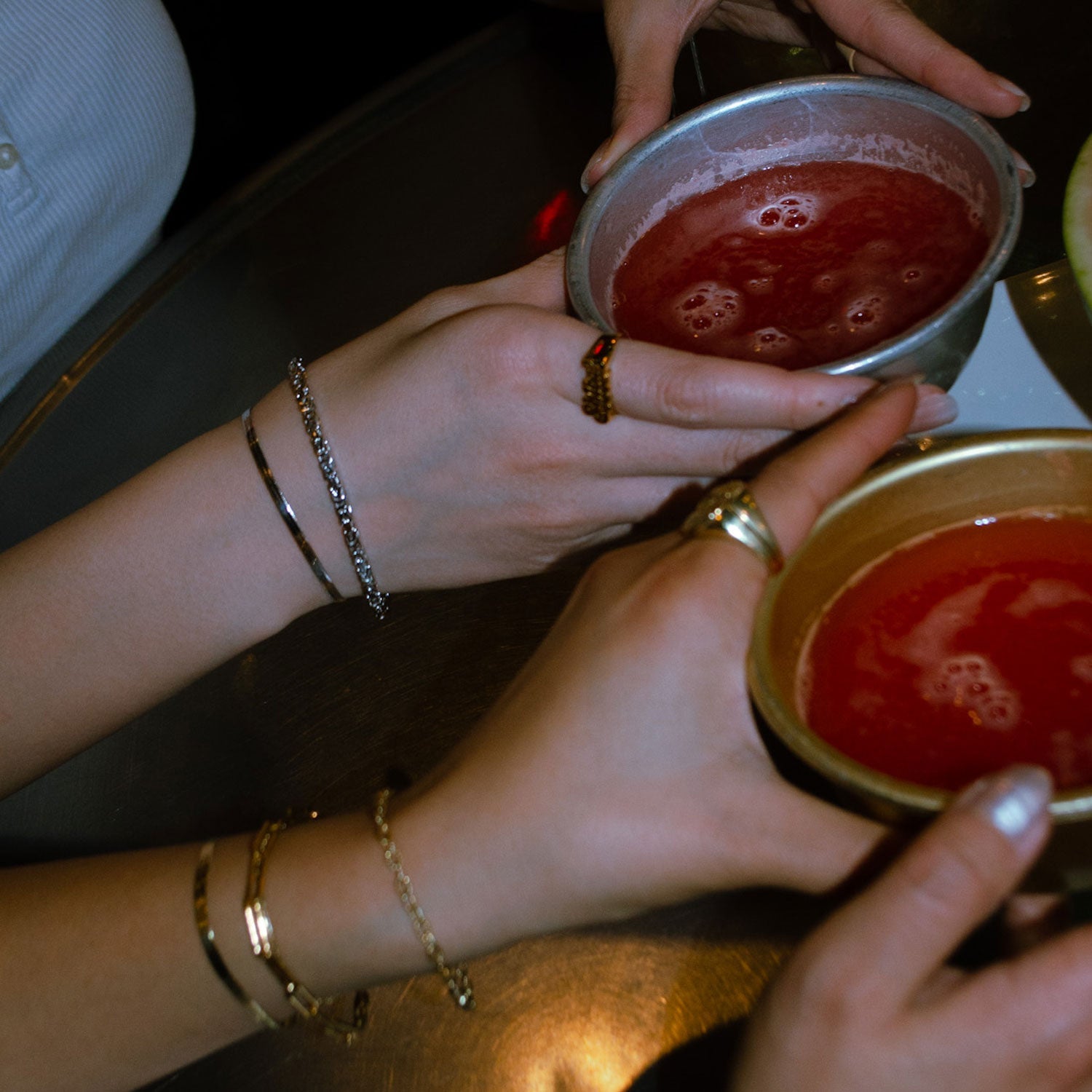 Herringbone Chain Bracelet - Sterling Silver-nunchi