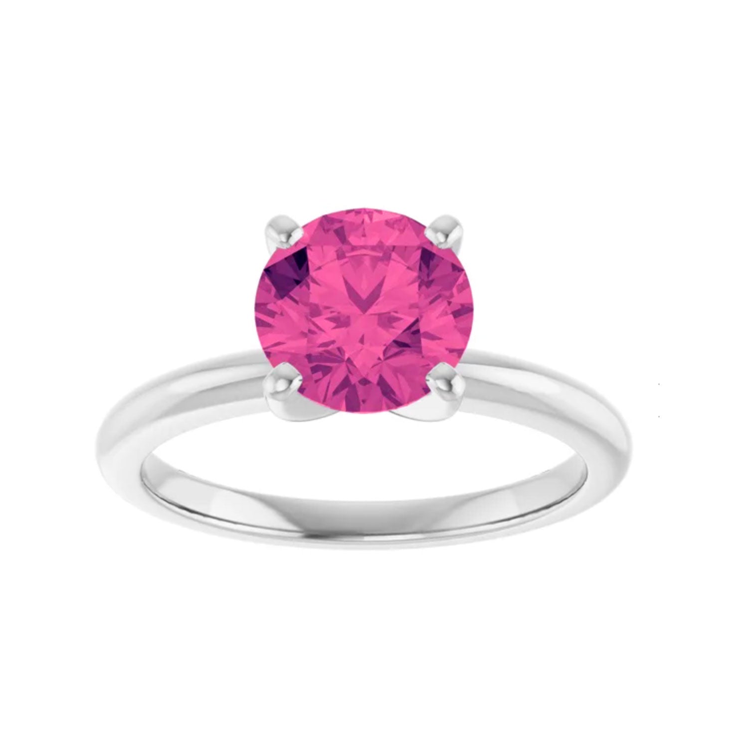 Round Pink Cocktail Ring-nunchi