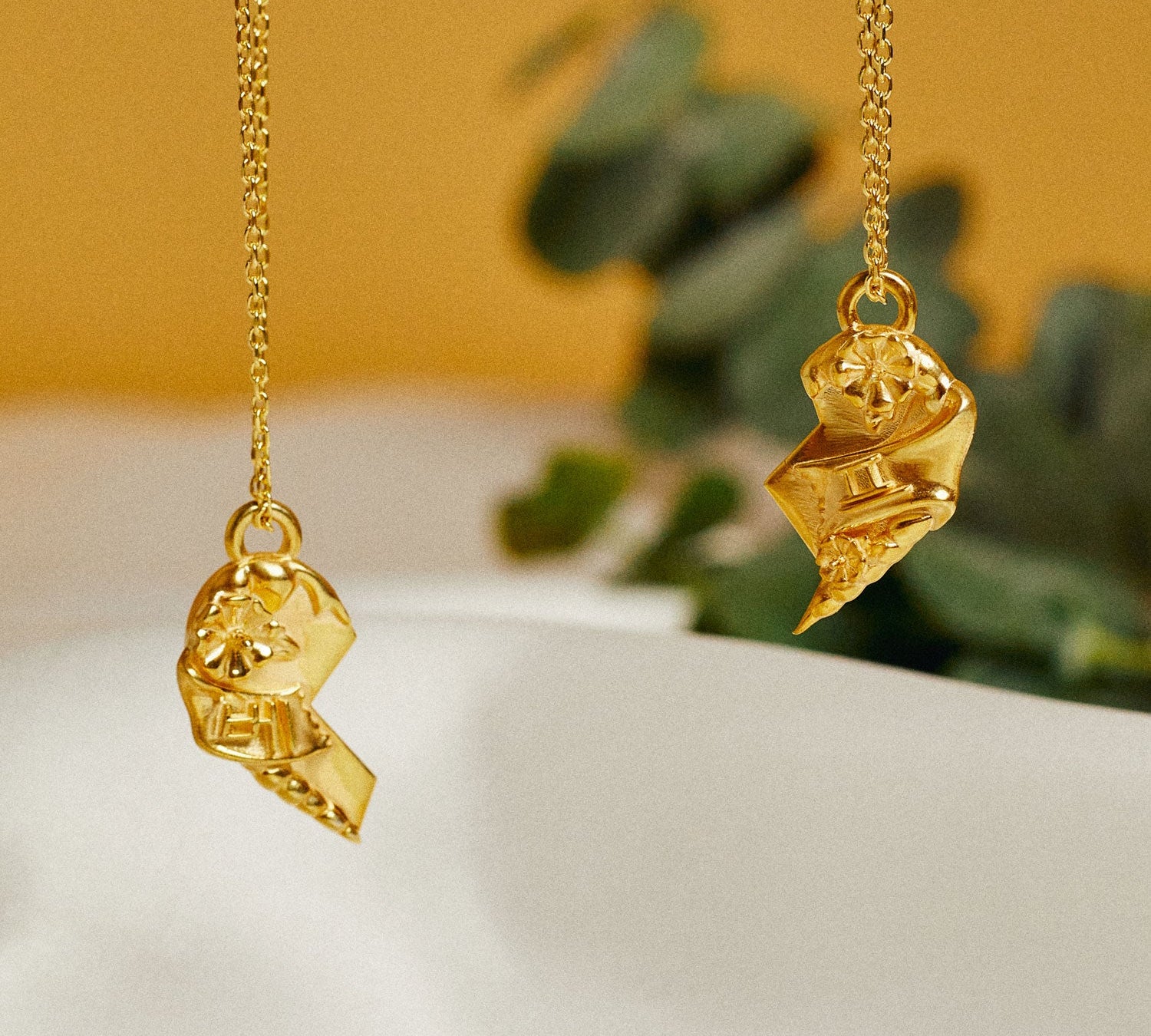 Korean Best Friends Necklace Set-nunchi