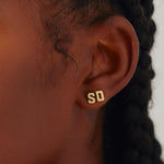 Letra Initial Single Earring-nunchi