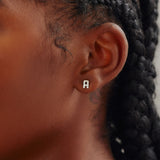 Letra Initial Single Earring-nunchi