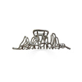 Long Squiggle Metal Claw Clip-nunchi
