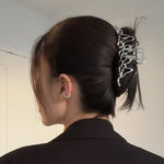 Long Squiggle Metal Claw Clip-nunchi
