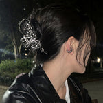 Long Squiggle Metal Claw Clip-nunchi