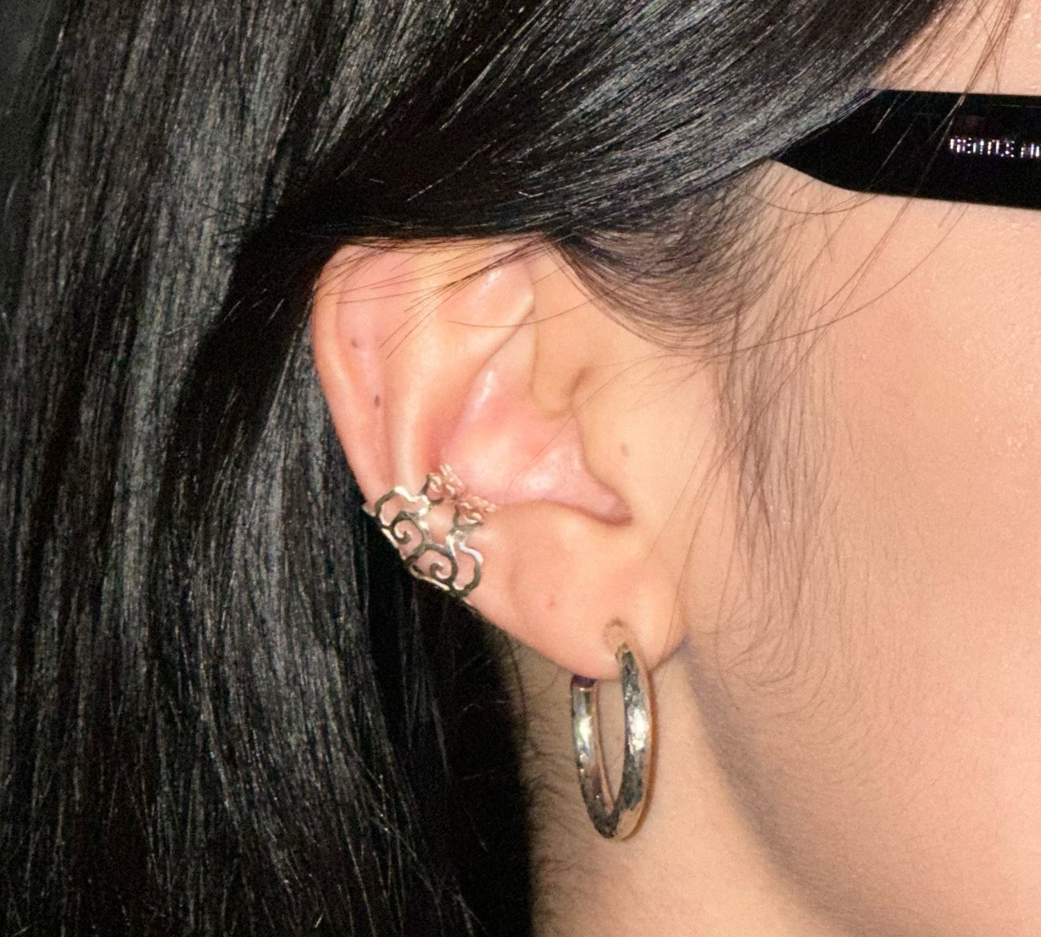 Minhwa Cloud Ear Cuff - Matte Silver Exclusive-nunchi