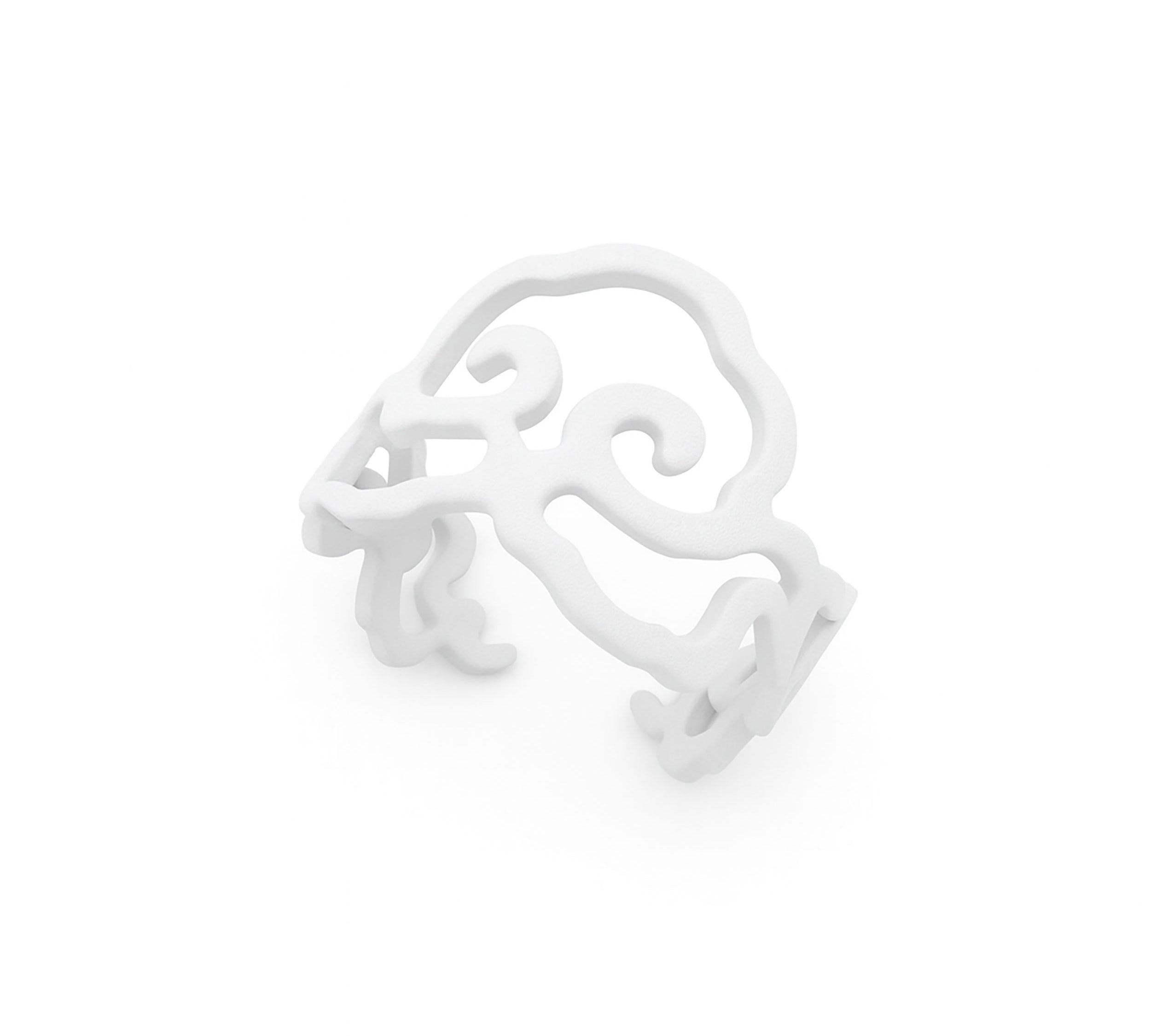 Minhwa Cloud Ear Cuff - Matte Silver Exclusive-nunchi