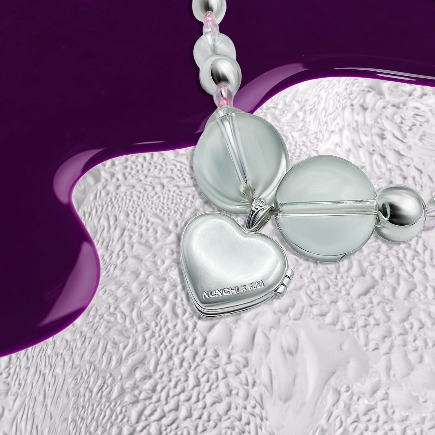 AUDREY NUNA x NUNCHI LOCKET NECKLACE-nunchi