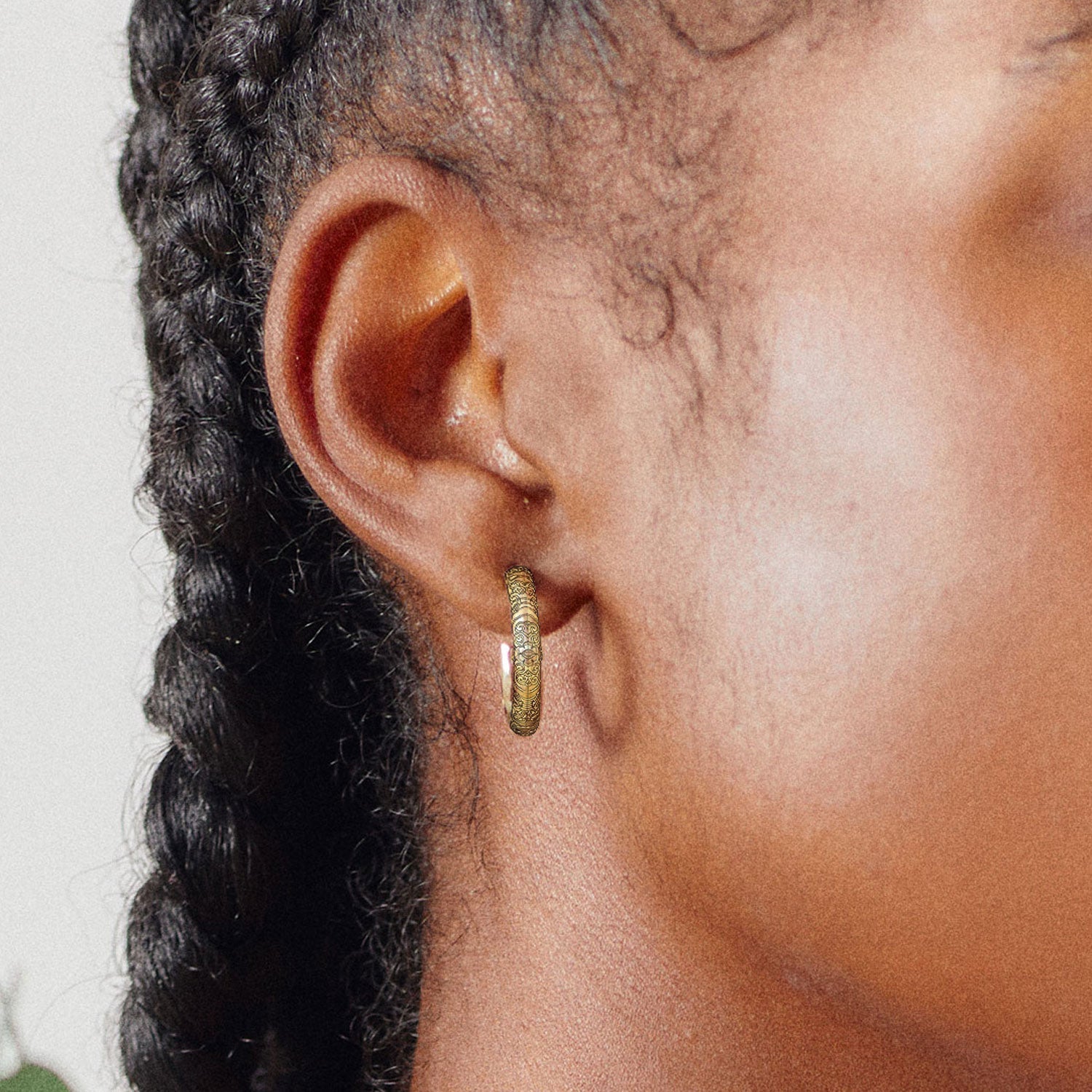 Dancheong Hoops - Gold-nunchi