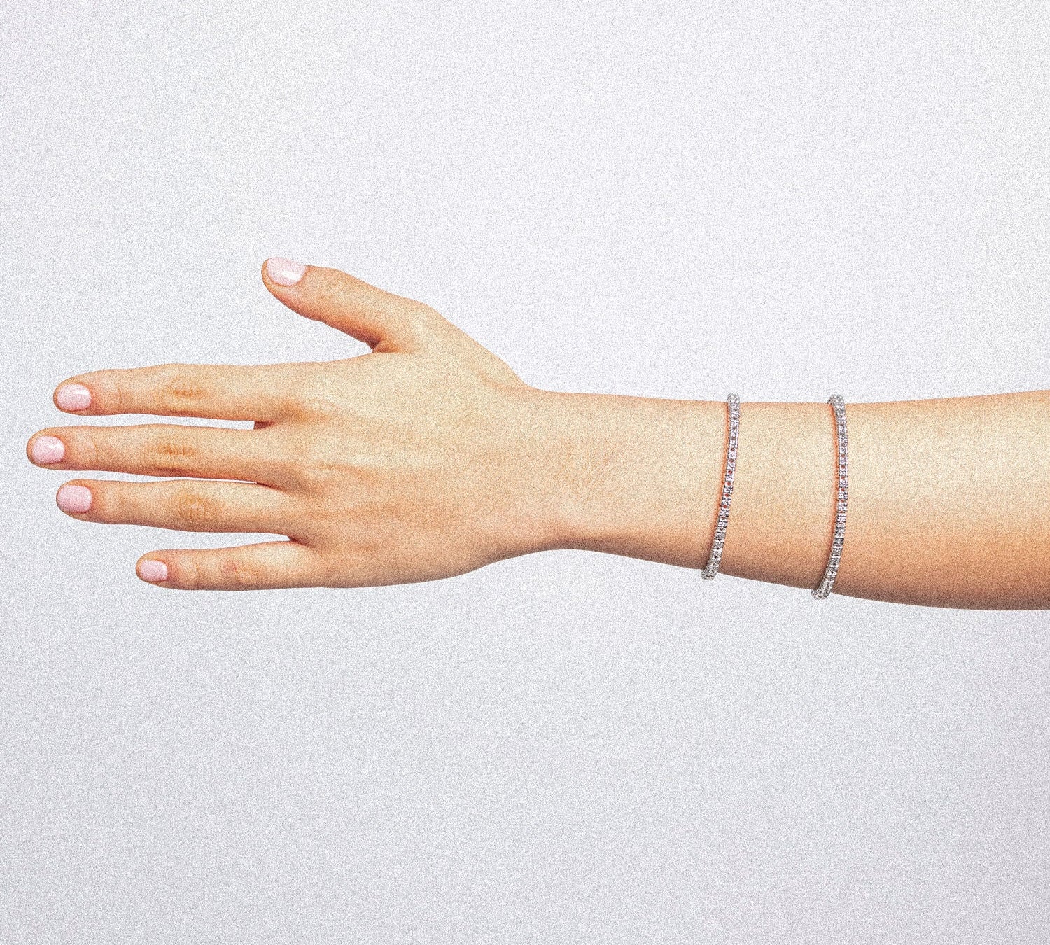 Diamond Cut Ice Chain Bracelet-nunchi