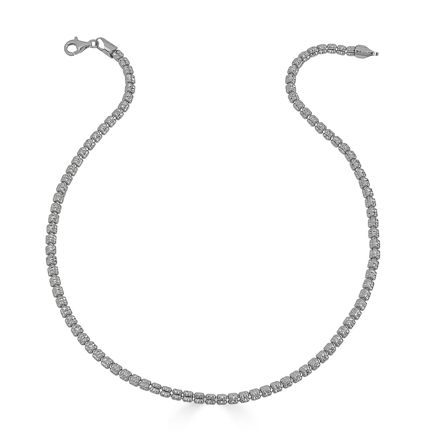 Diamond Cut Ice Chain Necklace-nunchi