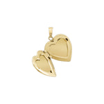 Small Diamond Heart Locket Necklace-nunchi