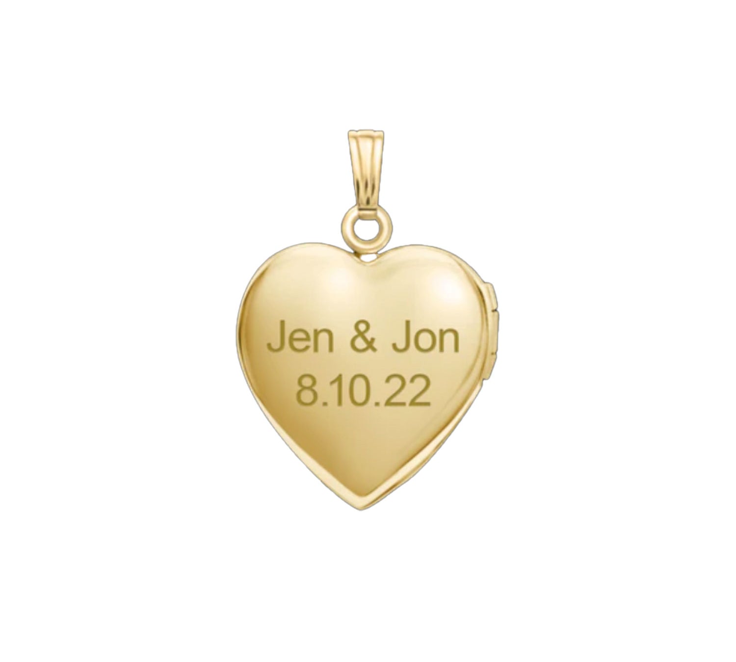 Small Diamond Heart Locket Necklace-nunchi