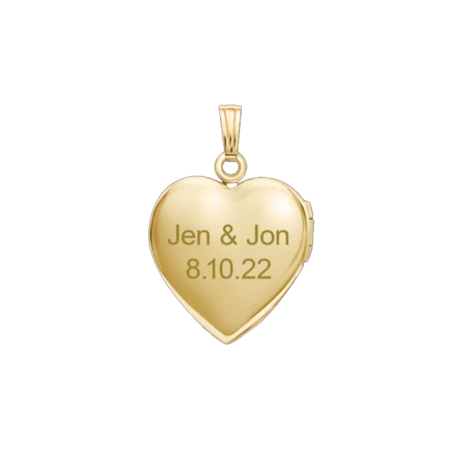 Small Diamond Heart Locket Necklace-nunchi