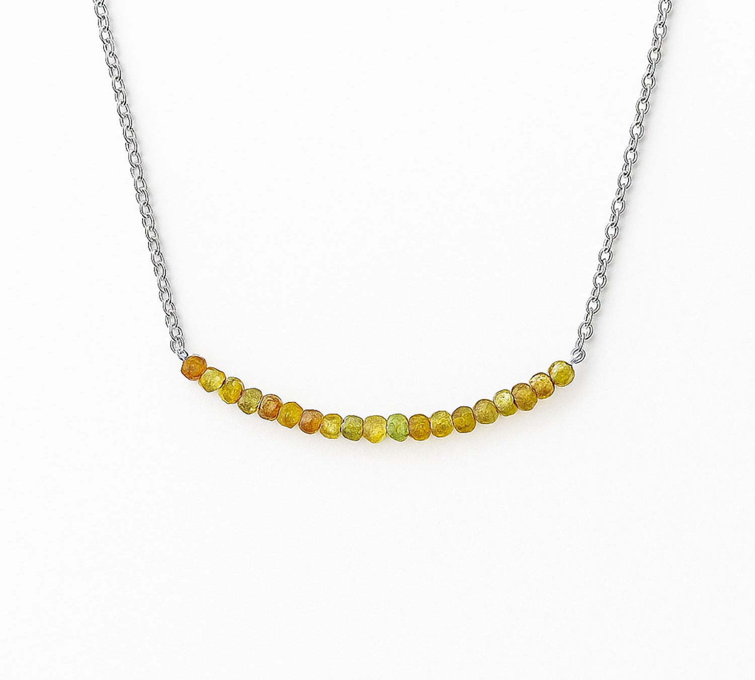 NUNCHI x Mala Project Peppercorn Diamond Necklace-nunchi