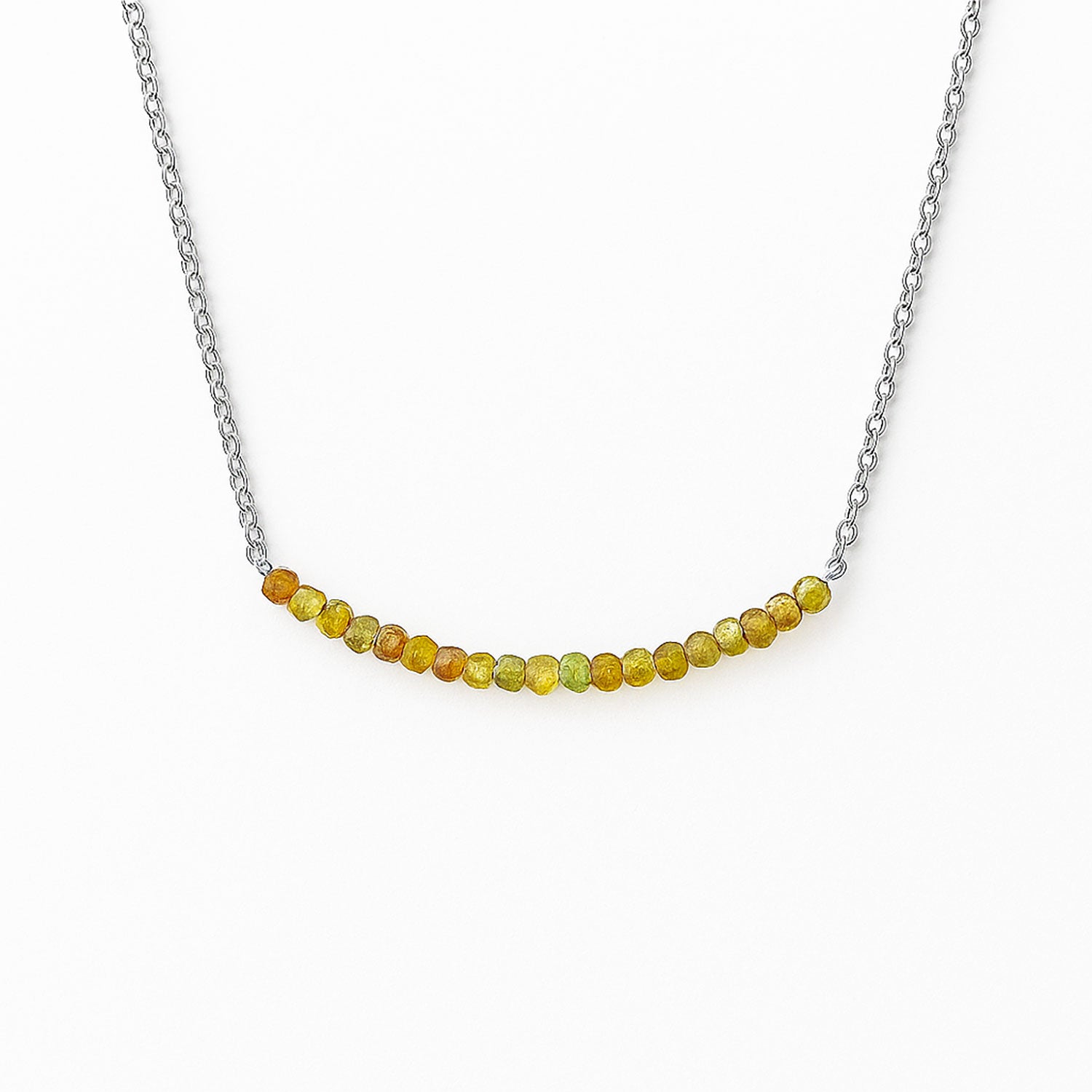 NUNCHI x Mala Project Peppercorn Diamond Necklace-nunchi