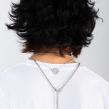 NUNCHI White Diamond Eye Necklace - Gold-nunchi