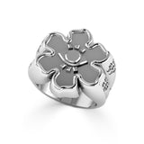 NUNCHI Eye Mugunghwa Signet Ring - Gold-nunchi