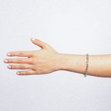 Hardware Bar Link Chain Bracelet-nunchi