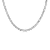 Bold Herringbone Chain Necklace-nunchi