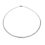 Omega Chain Choker - Silver-nunchi