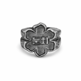 NUNCHI Korean "눈치" Lotus Flower Signet Ring-nunchi