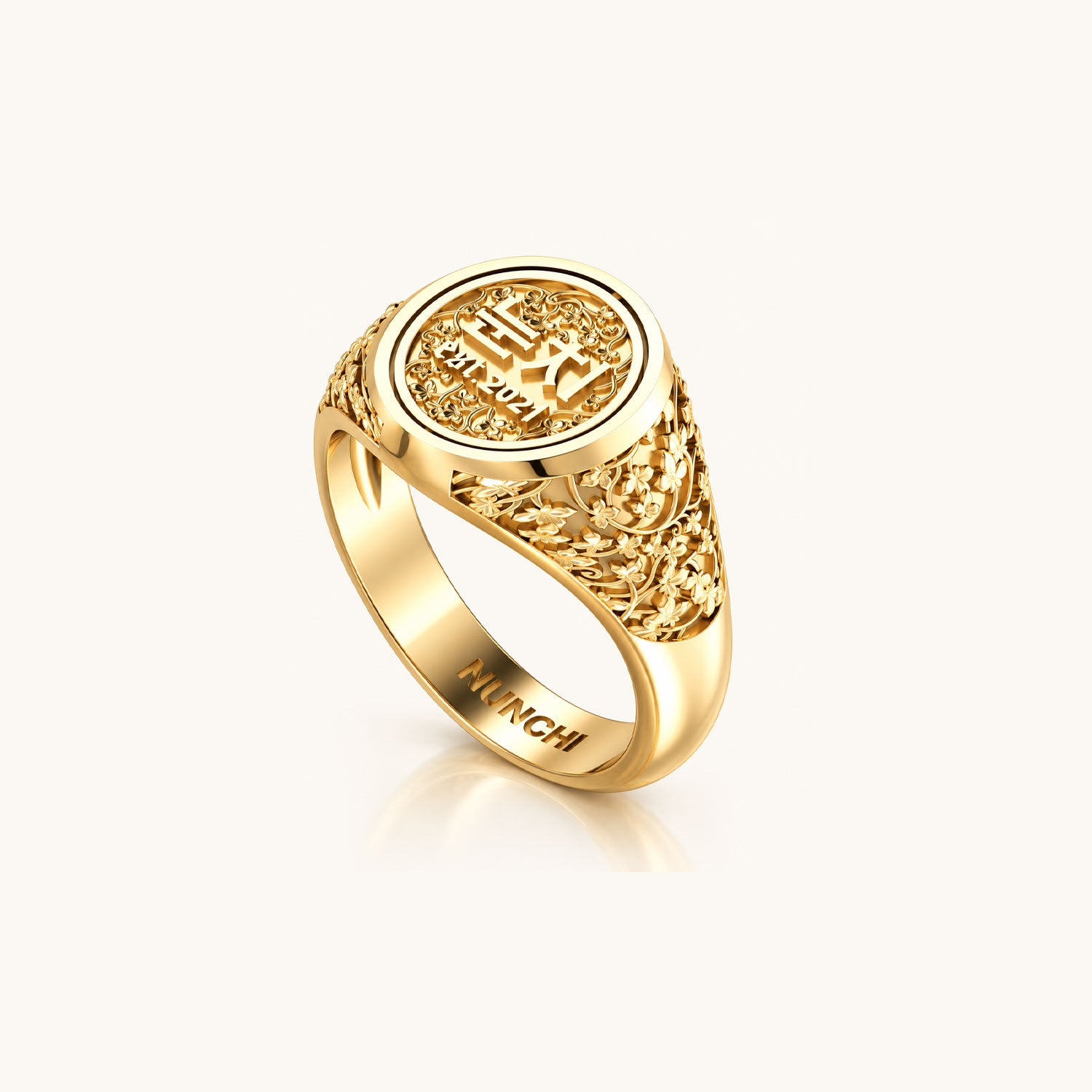 Reversible Name Stamp Dojang Ring-nunchi