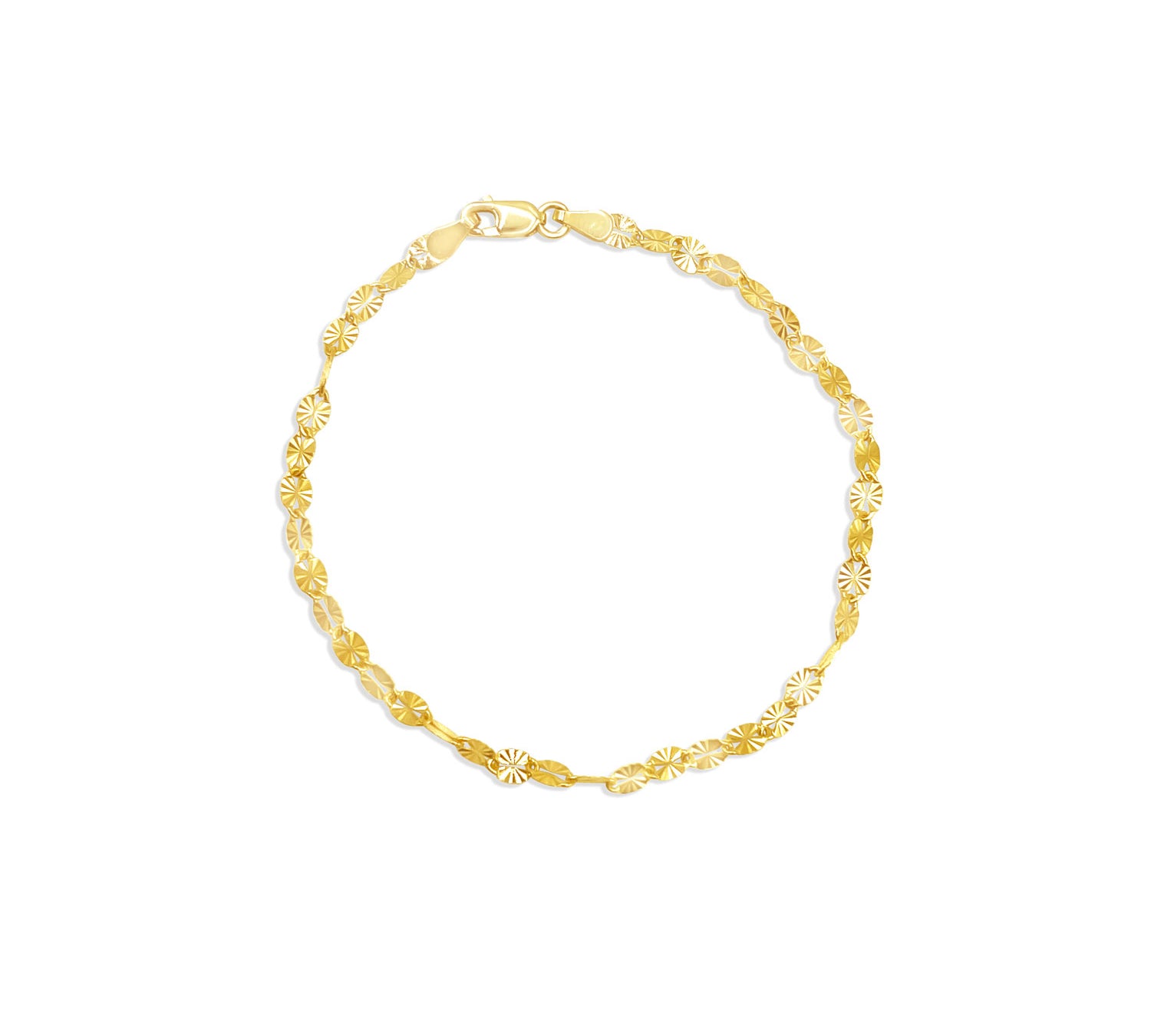 Starburst Link Chain Bracelet-nunchi