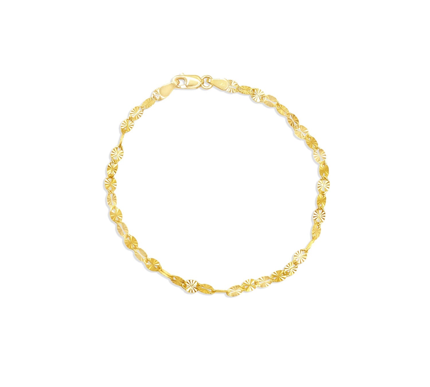 Starburst Link Chain Bracelet-nunchi