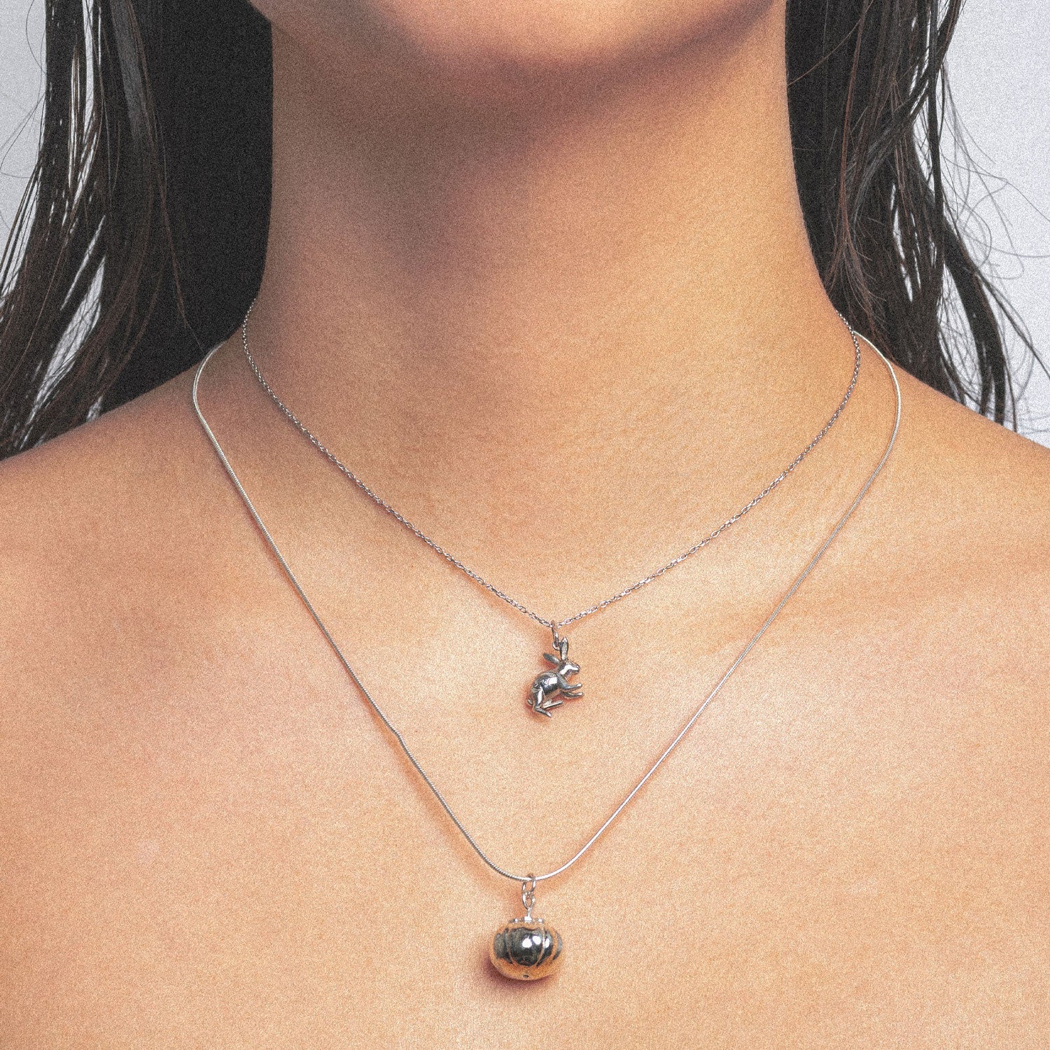 Persimmon GAM Necklace - Silver-nunchi
