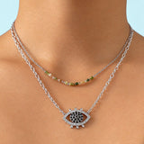 NUNCHI x Mala Project Peppercorn Diamond Necklace-nunchi