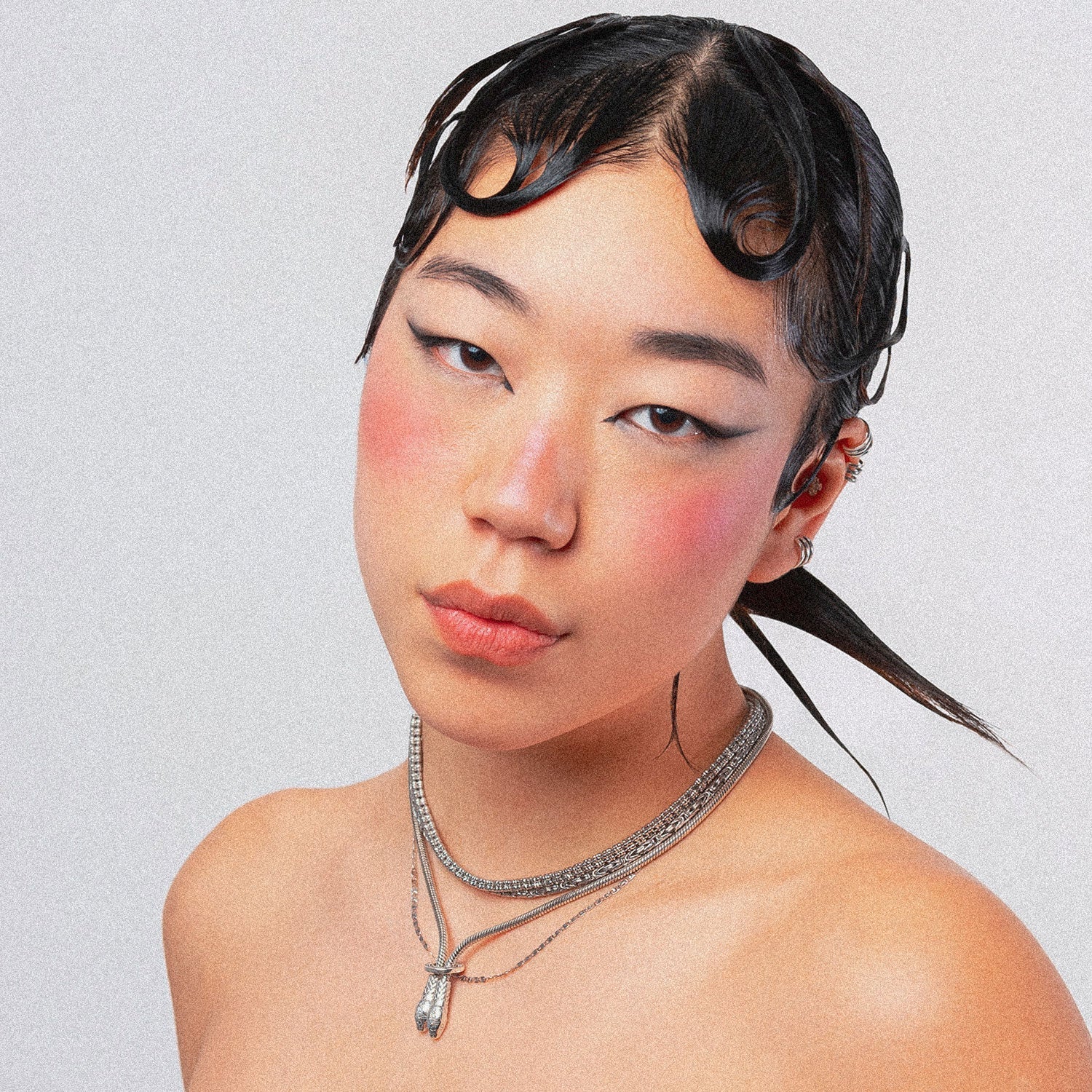 Double Headed Serpent Necklace-nunchi